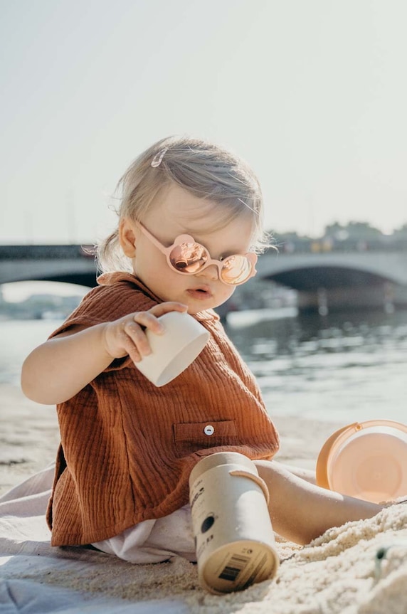 Ki ET LA slnečné okuliare detské OURSON oranžová OURSON