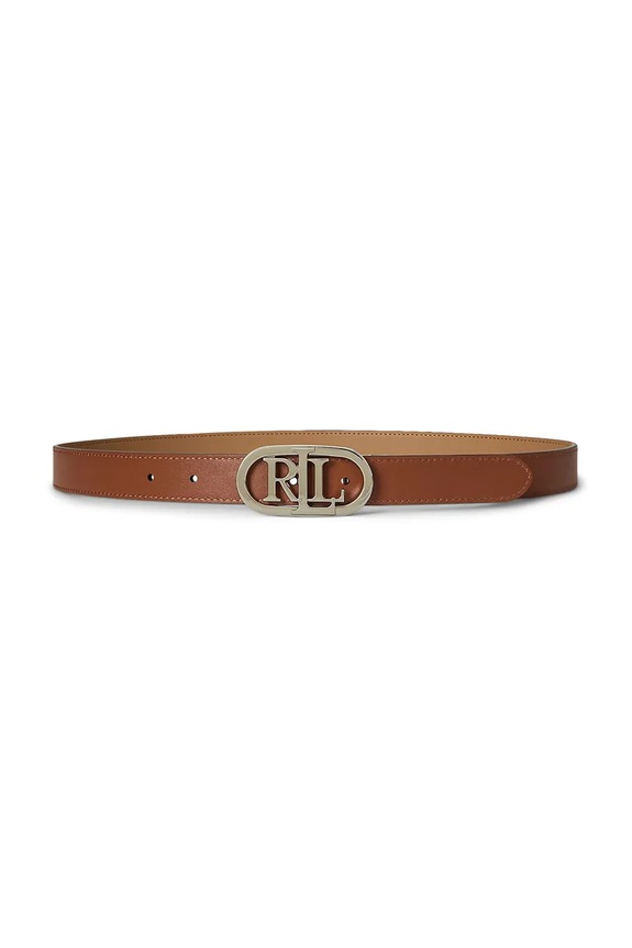 Шкіряний ремінь Lauren Ralph Lauren 412883714 коричневий AA00