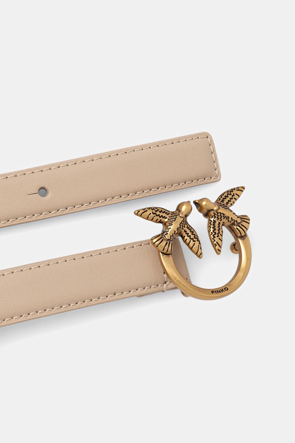 Pinko curea de piele 100143.A0F1 bej AA00