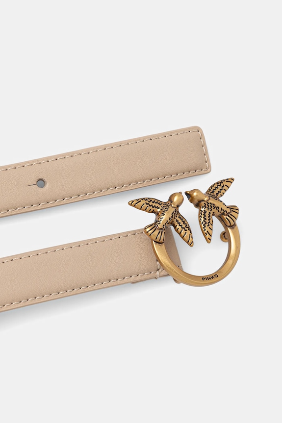 Pinko curea de piele 100143.A0F1 bej AA00