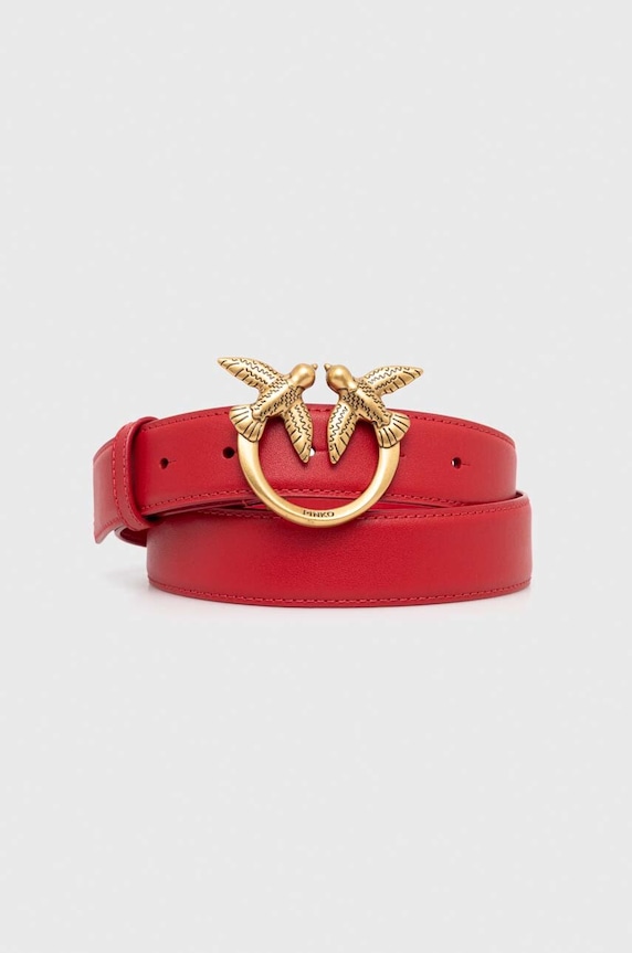 Pinko curea de piele rosu 100125.A0F1