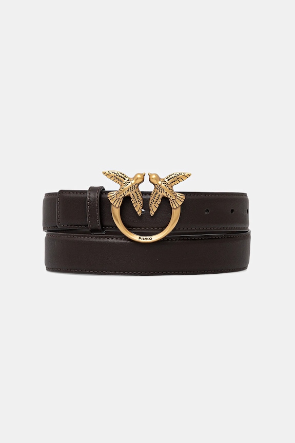 Pinko curea de piele maro 100125.A0F1
