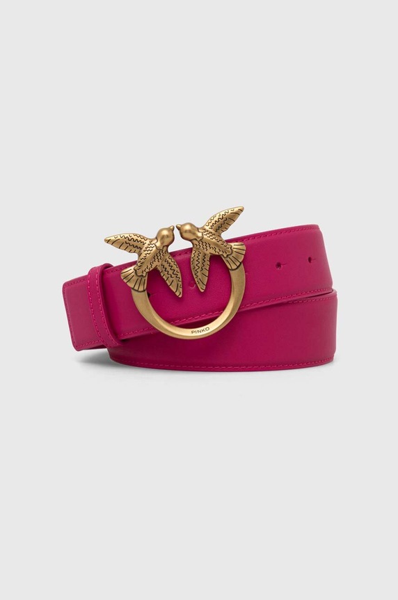 Pinko curea de piele roz 100120.A0F1