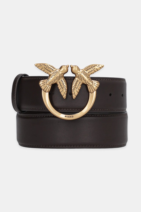 Pinko cintura in pelle marrone 100120.A0F1