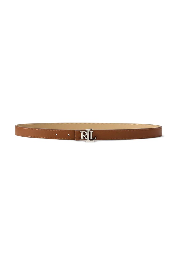 Lauren Ralph Lauren ремінь жіночий шкіряний 412883715 бежевий SS26
