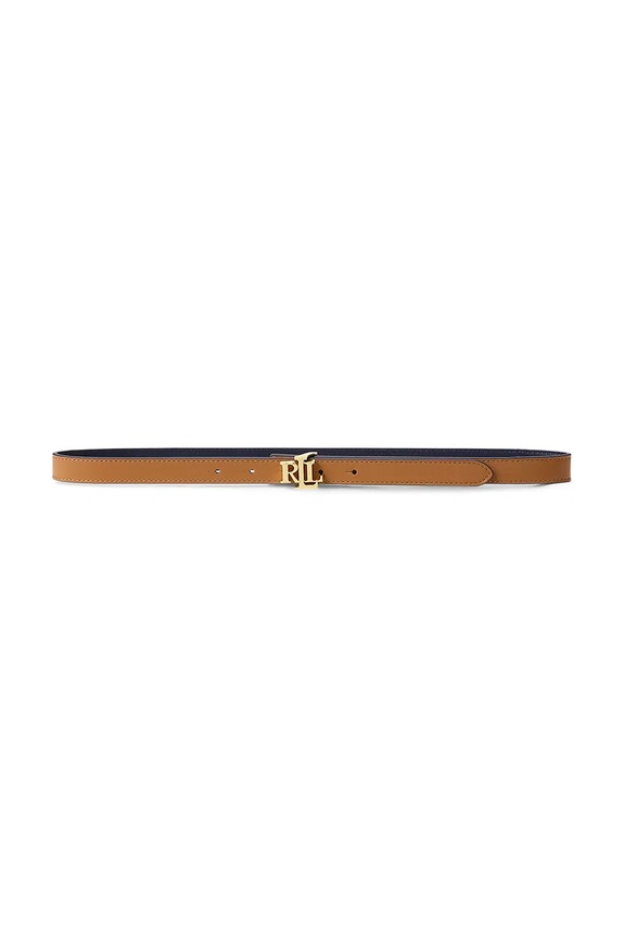 Lauren Ralph Lauren curea de damă din piele maro 412883715