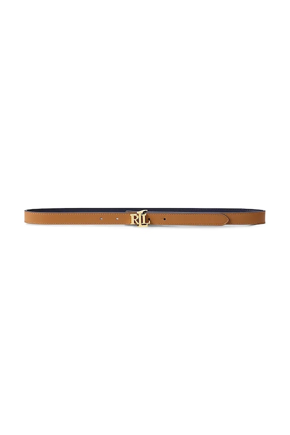 Lauren Ralph Lauren curea de damă din piele maro 412883715