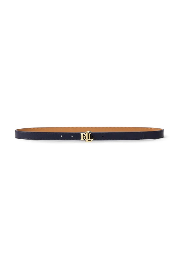 Lauren Ralph Lauren curea de damă din piele 412883715 maro SS26