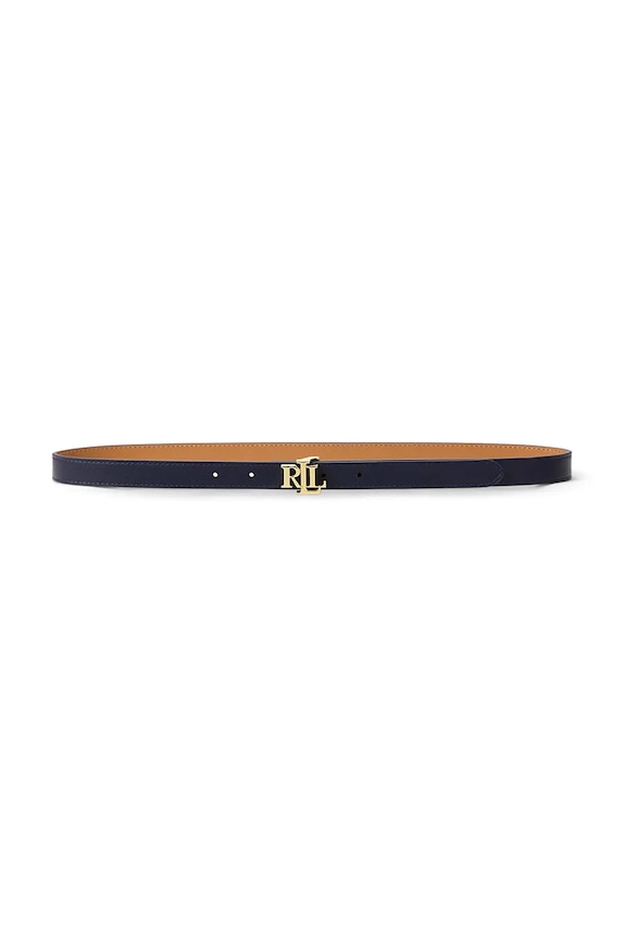 Lauren Ralph Lauren curea de damă din piele 412883715 maro SS26