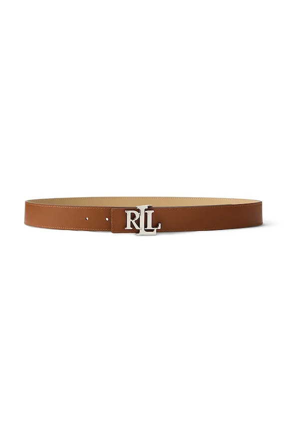 Lauren Ralph Lauren двосторонній ремінь жіночий шкіряний 412908984 бежевий SS26