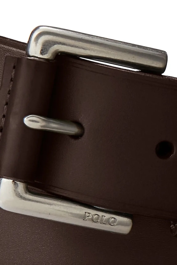 Polo Ralph Lauren curea de piele 405845449 maro SS25