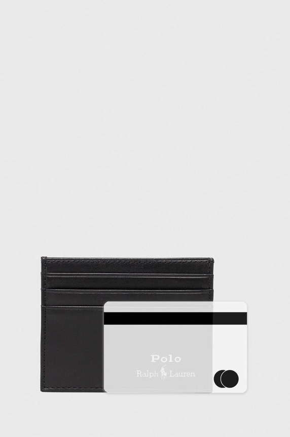 Polo Ralph Lauren pasek i etui na karty skórzane 405880721