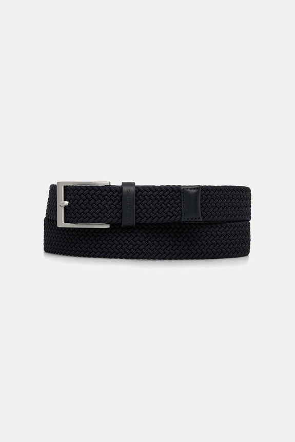 Opasok Armani Exchange usňová koža tmavomodrá 951369.3R863