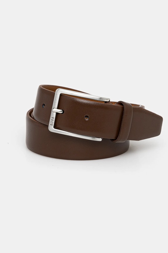 Kožni remen BOSS Erman-L_Sz35 smeđa 50491834