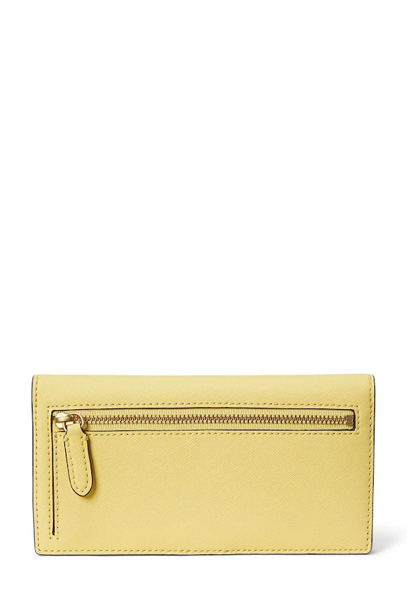 Lauren Ralph Lauren Πορτοφόλι γυναικείο δερμάτινο 432802917 κίτρινο SS26