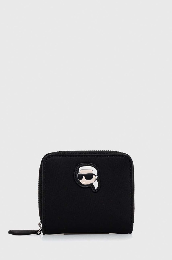 Peňaženka Karl Lagerfeld jemný vzor čierna 230W3220