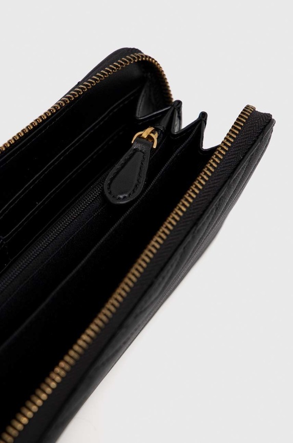 Accesorii Pinko portofel de piele 100250.A0GK negru