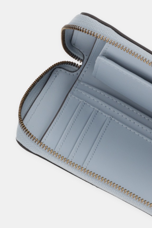 Accesorii Pinko portofel de piele 100249.A0F1 albastru