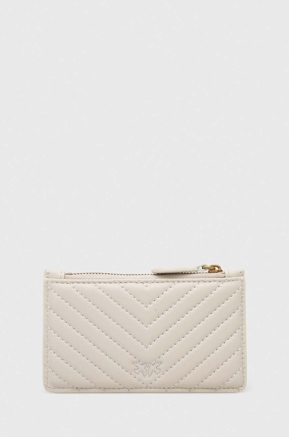 Pinko portafoglio in pelle 100251.A0GK beige NC00