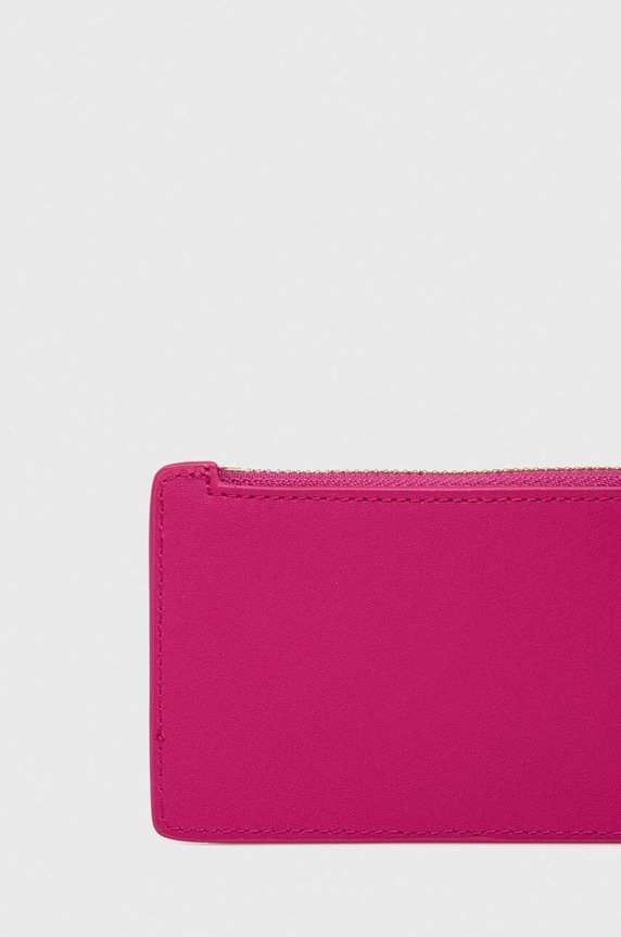 Akcesoria Pinko portfel skórzany 100251.A0F1 różowy