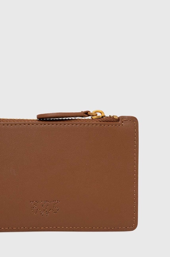 Pinko portfel skórzany 100251.A0F1 brązowy AA00