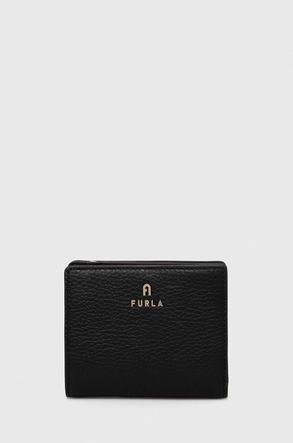 Kožená peněženka Furla přírodní kůže černá WP00307.HSF000.O6000