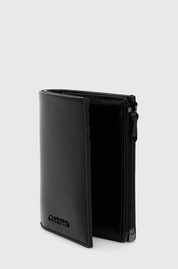 Kožená peněženka Calvin Klein K50K510300.PPYX černá SS23
