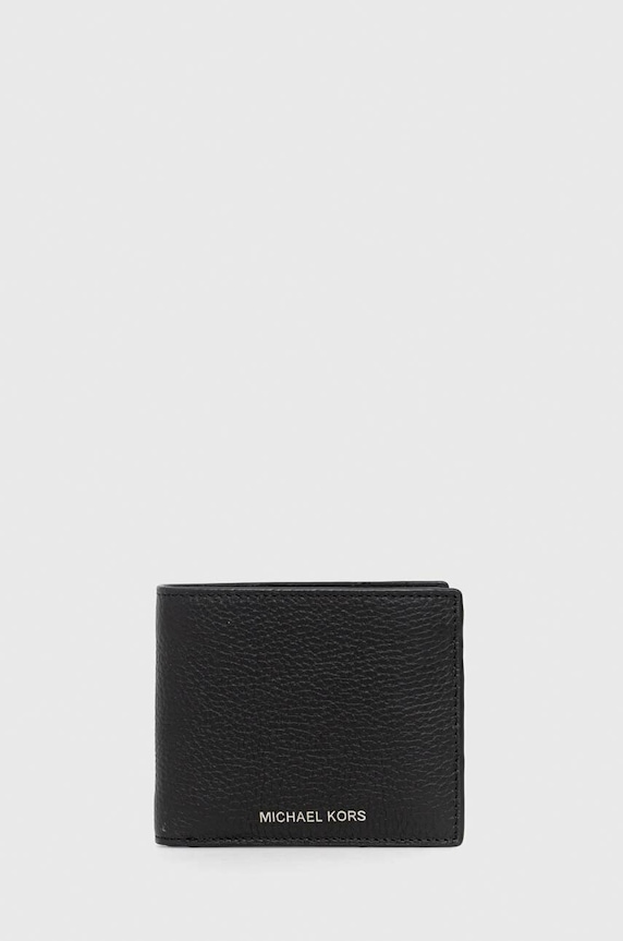 Michael Kors portofel de piele piele negru 39S0LHDF3L