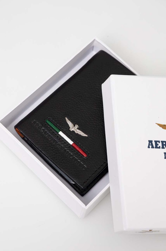 Aeronautica Militare portfel skórzany AM154