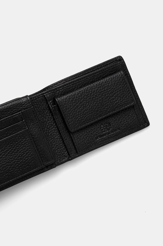 Δερμάτινο πορτοφόλι Aeronautica Militare AM183 μαύρο SS23