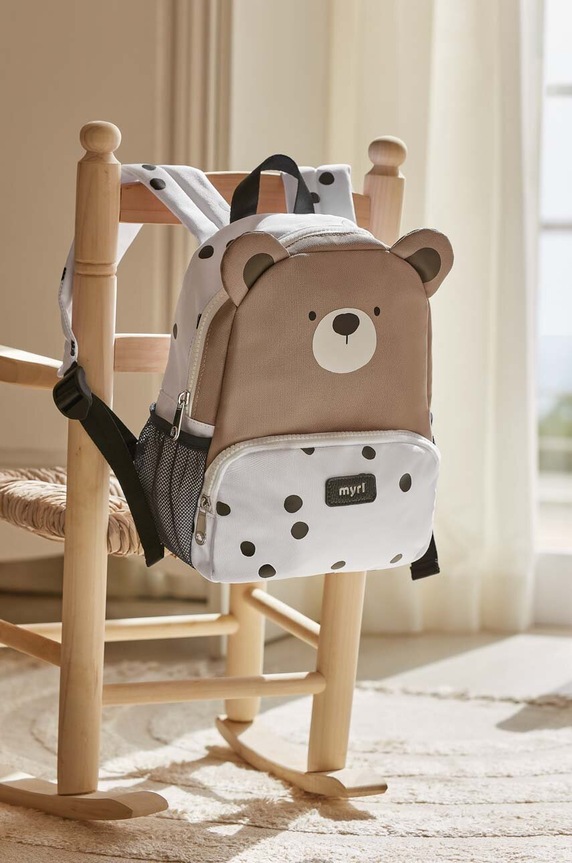 Παιδικό σακίδιο Mayoral Newborn απλικέ μπεζ 19283.1E.NEWBORN