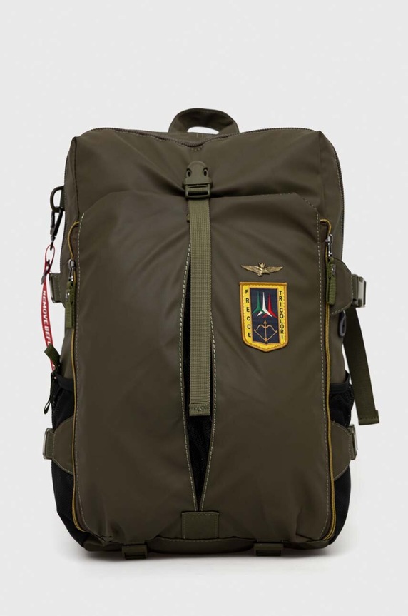 Aeronautica Militare plecak tekstylny zielony AM348