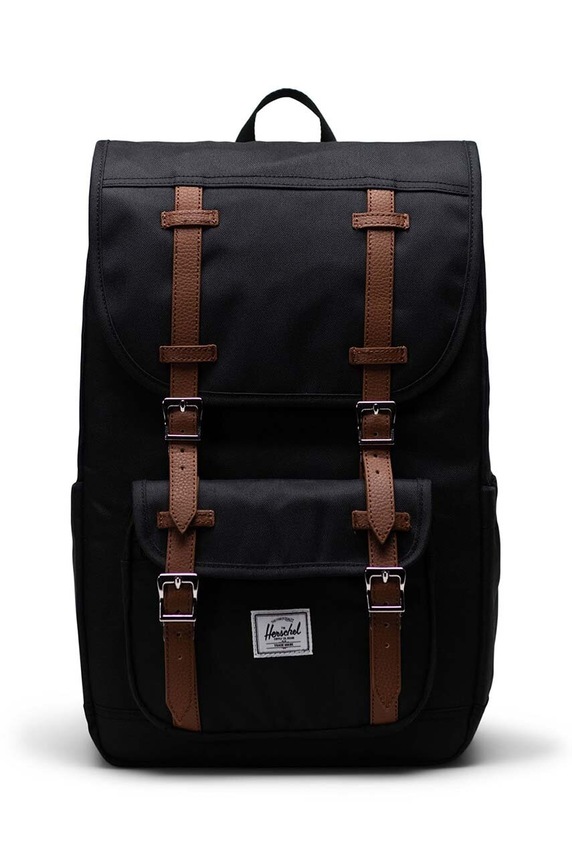Рюкзак Herschel 11391-00001-OS Little America Mid Backpack America™ гладкий чёрный 11391.00001.OS
