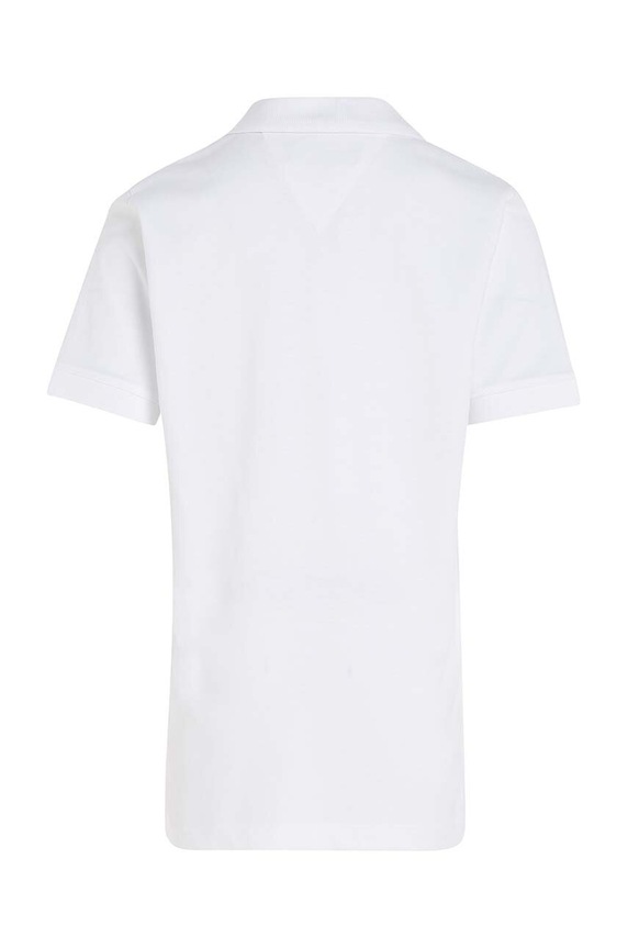 Chłopiec Tommy Hilfiger polo bawełniane dziecięce KB0KB08157.PPYX biały