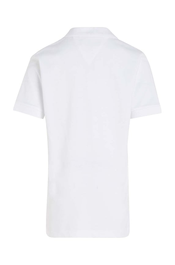Chłopiec Tommy Hilfiger polo bawełniane dziecięce KB0KB08157.PPYX biały