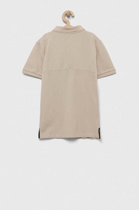 Chłopiec Calvin Klein Jeans polo dziecięce IB0IB01637.PPYX beżowy