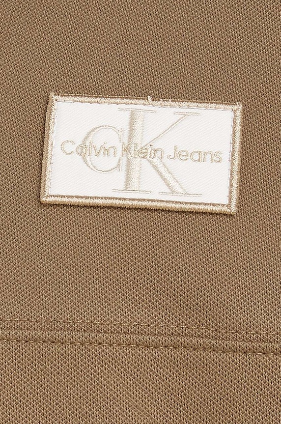 Calvin Klein Jeans polo dziecięce brązowy IB0IB01637.PPYX