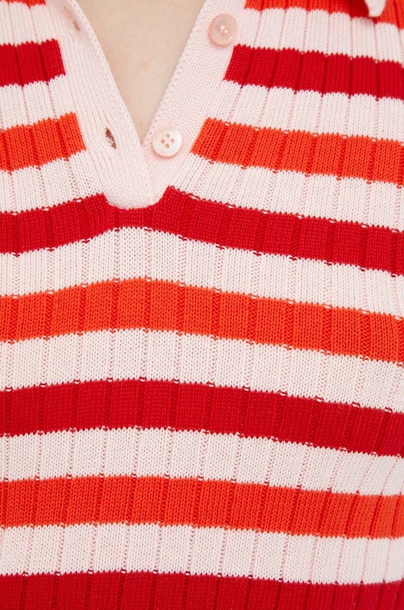United Colors of Benetton pamut pulóver 1298E300H.1G9 rózsaszín