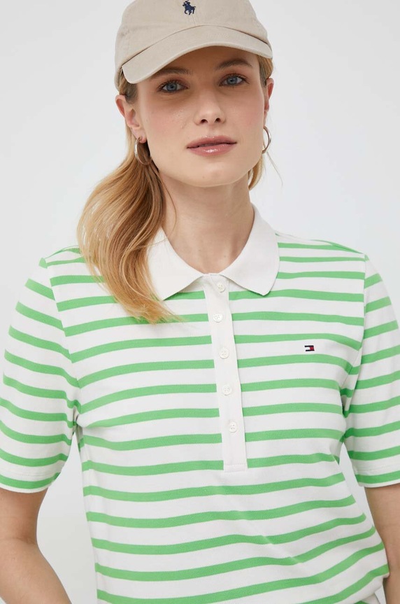 Tommy Hilfiger poló bézs WW0WW39531.PPYX