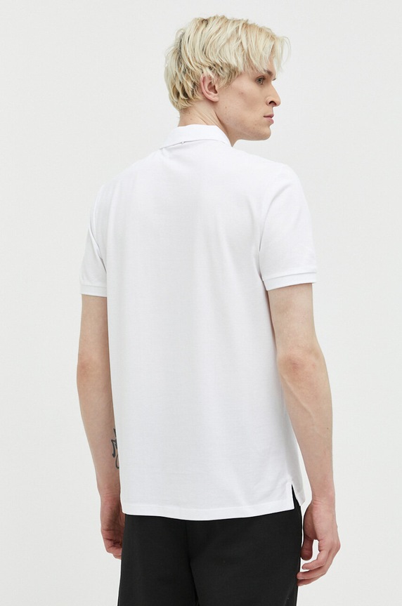 Odzież HUGO polo męskie bawełniane Donos222 50466182 biały