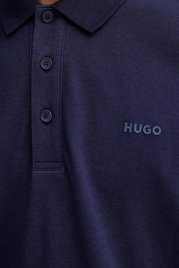 HUGO polo męskie bawełniane Donos222 50466182 niebieski