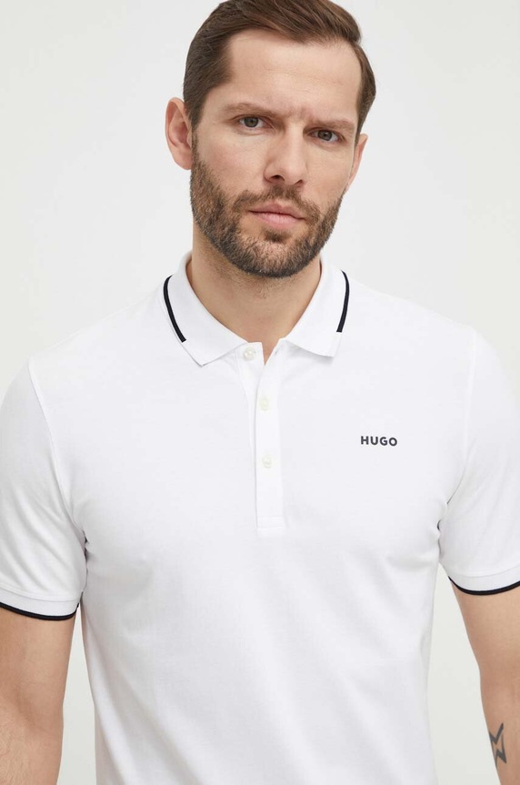 Oblečenie Polo tričko HUGO Dinoso222 50467344 biela