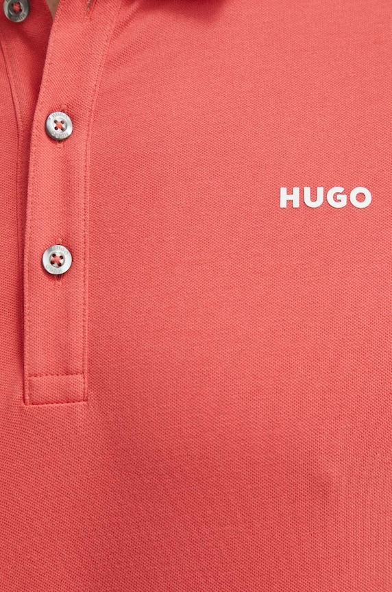 HUGO tricou polo Dinoso222 roz 50467344