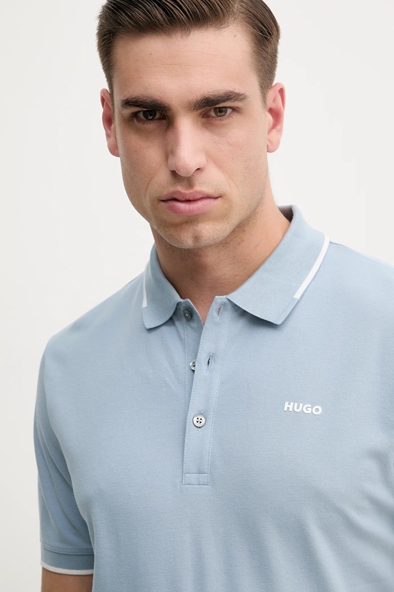 Oblečenie Polo tričko HUGO Dinoso222 50467344 modrá
