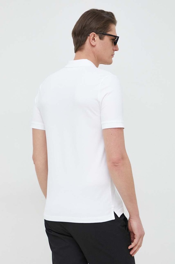 Odzież Calvin Klein polo K10K111196.PPYX biały
