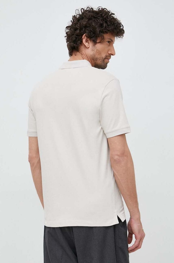 Ρούχα Πόλο Calvin Klein K10K111196.PPYX μπεζ