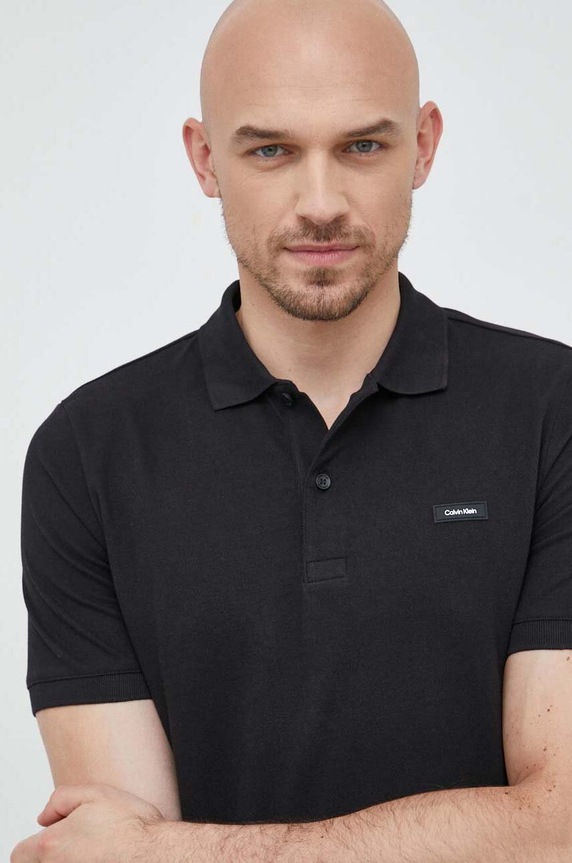 Calvin Klein polo K10K111196.PPYX czarny AA00