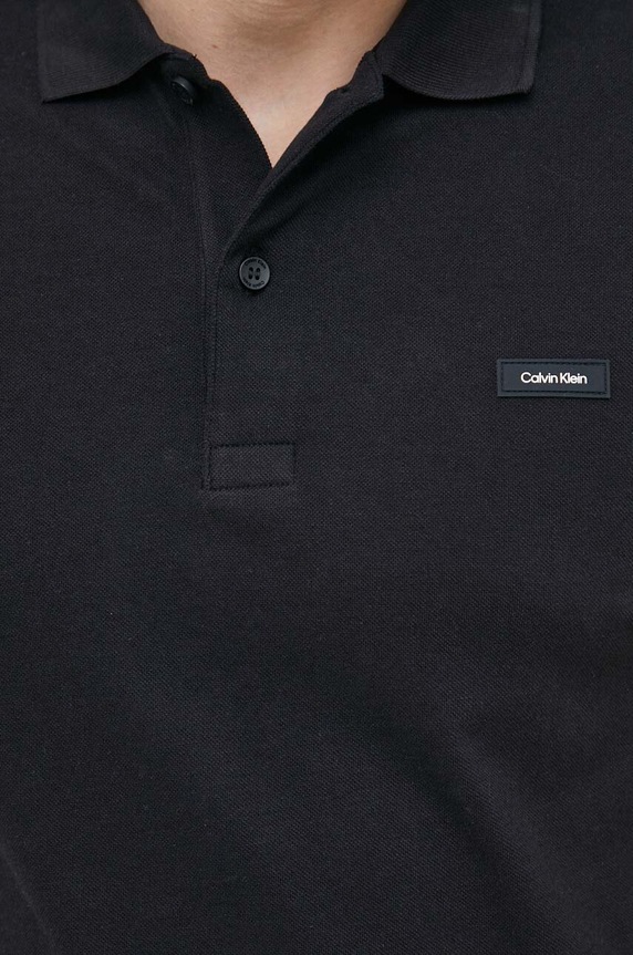 Calvin Klein polo czarny K10K111196.PPYX