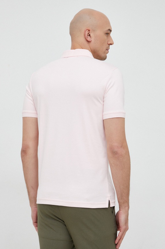 Ρούχα Βαμβακερό μπλουζάκι πόλο Calvin Klein K10K111657.PPYX ροζ