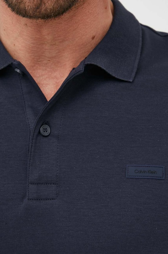 Βαμβακερό μπλουζάκι πόλο Calvin Klein K10K111657.PPYX
